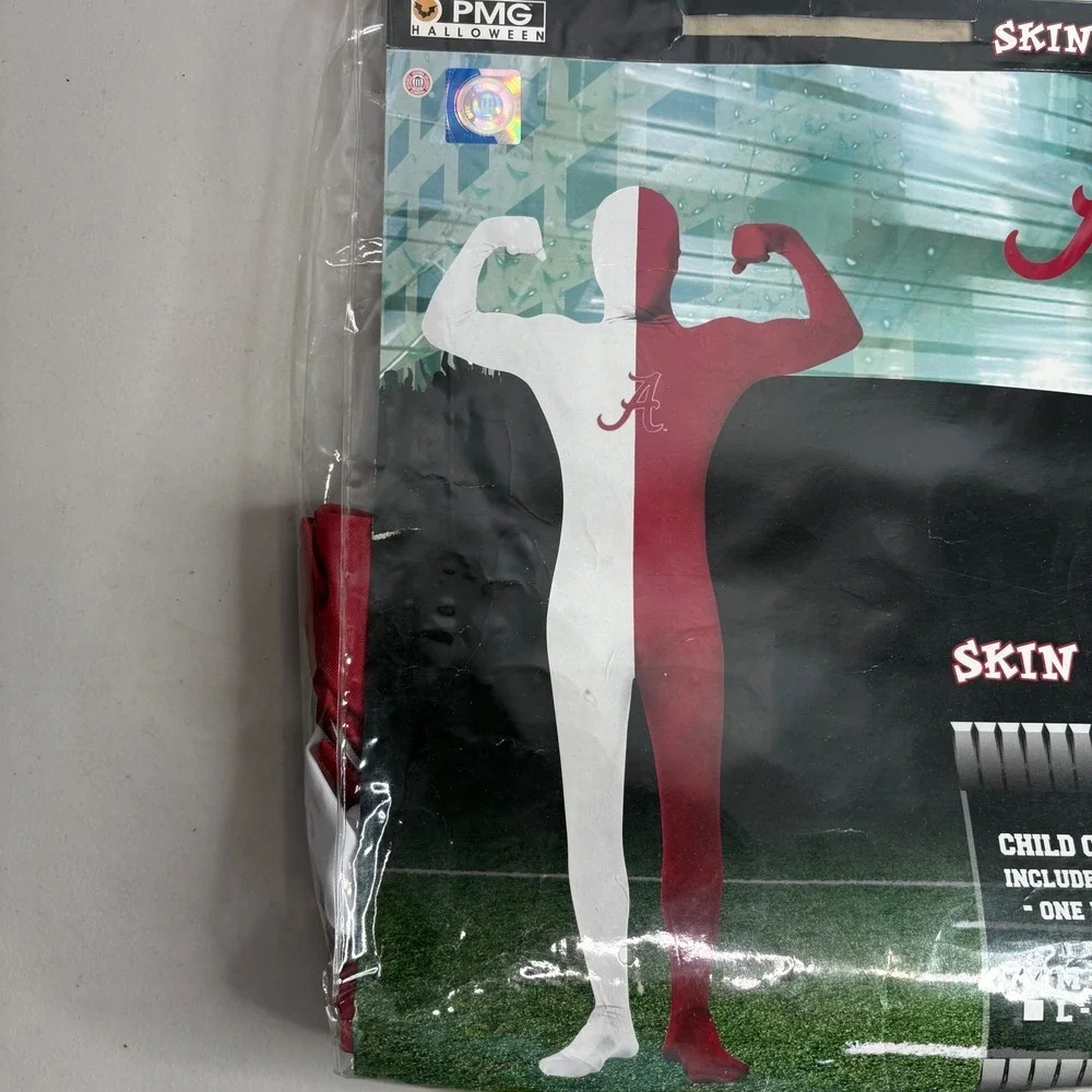 Child Skin Suit Alabama Crimson Tide 'A' Logo Full Body Costume Medium 7-8